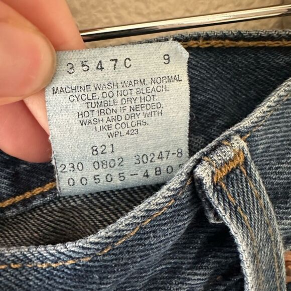 Levi’s Men’s 505 Jeans Vintage 2002 Size 36 x 34 - Picture 5 of 8